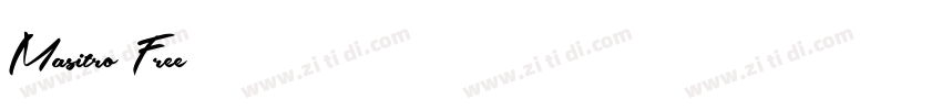Masitro Free字体转换